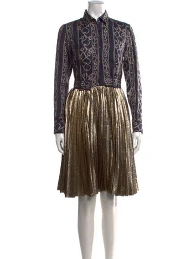 Pre-owned 3.1 Phillip Lim Satin Knee-length Dress In Blue