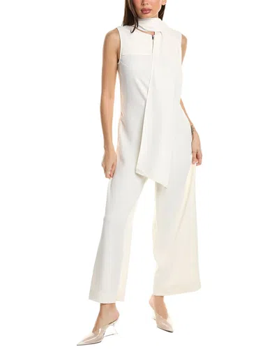 3.1 Phillip Lim Scarf Neck Jumpsuit In White