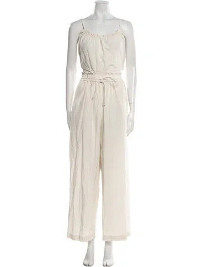 Pre-owned 3.1 Phillip Lim Scoop Neck Jumpsuit In Neutral