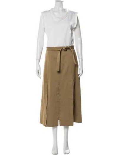 Pre-owned 3.1 Phillip Lim Scoop Neck Long Dress In Neutral