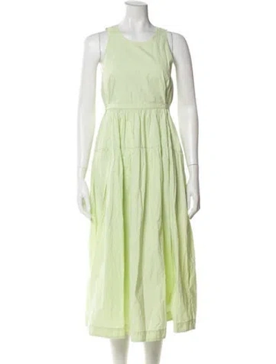 Pre-owned 3.1 Phillip Lim Scoop Neck Long Dress In Yellow