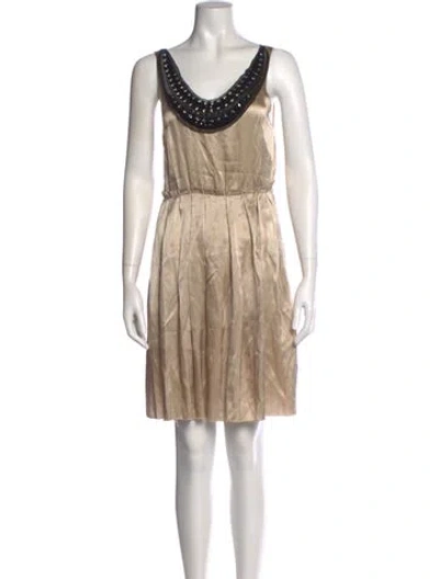 Pre-owned 3.1 Phillip Lim Scoop Neck Mini Dress