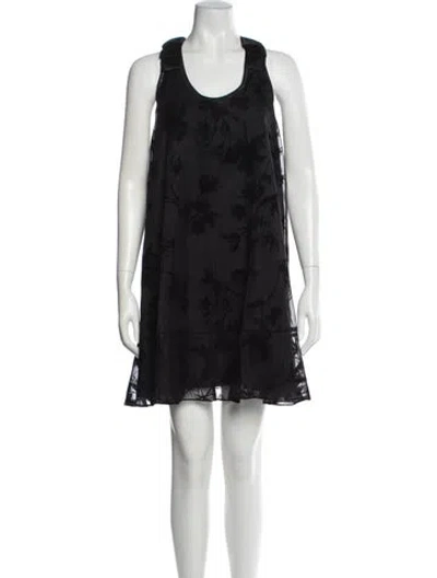 Pre-owned 3.1 Phillip Lim Scoop Neck Mini Dress W/ Tags In Gray