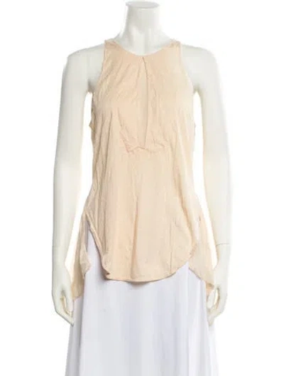 Pre-owned 3.1 Phillip Lim Scoop Neck Sleeveless Blouse In Neutral