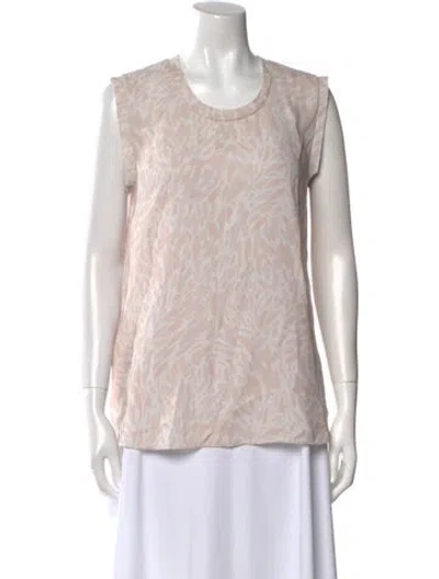 Pre-owned 3.1 Phillip Lim Scoop Neck Sleeveless Top In Neutral