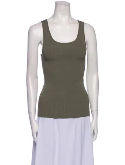 Pre-owned 3.1 Phillip Lim Scoop Neck Sleeveless Top W/ Tags In Green