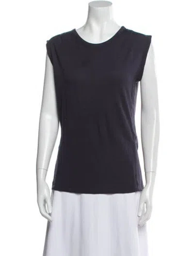 Pre-owned 3.1 Phillip Lim Scoop Neck Sleeveless T-shirt In Black
