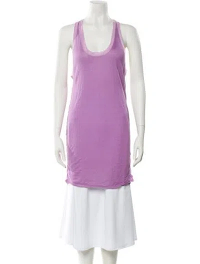 Pre-owned 3.1 Phillip Lim Scoop Neck Sleeveless Tunic In Purple
