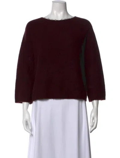 Pre-owned 3.1 Phillip Lim Scoop Neck Sweater In Burgundy