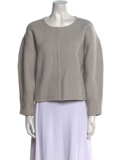 Pre-owned 3.1 Phillip Lim Scoop Neck Sweater In Gray