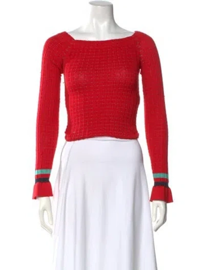 Pre-owned 3.1 Phillip Lim Scoop Neck Sweater In Multi