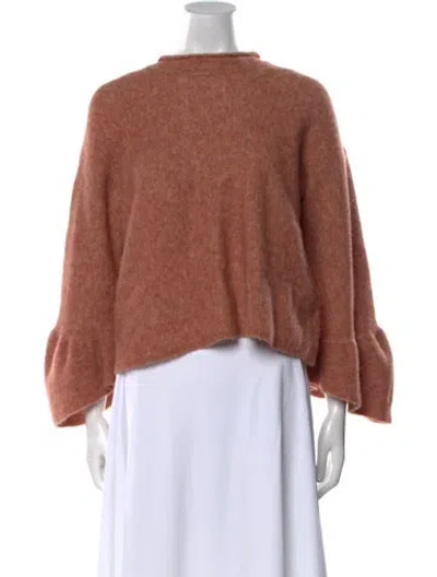 Pre-owned 3.1 Phillip Lim Scoop Neck Sweater In Orange