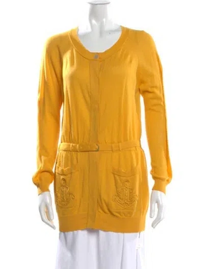 Pre-owned 3.1 Phillip Lim Scoop Neck Sweater In Yellow