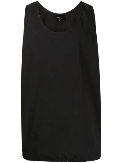 3.1 Phillip Lim Scoop-neck Tank Top In Black