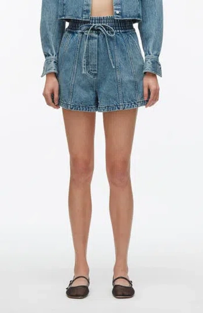 3.1 Phillip Lim Seamed Boxer Shorts In Blue