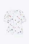 3.1 Phillip Lim Sequin Embellished Poplin V-neck Top In Multi