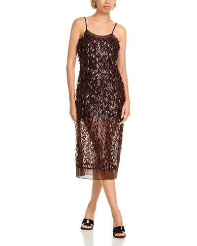 3.1 PHILLIP LIM SEQUIN MESH SLIP DRESS