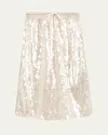 3.1 Phillip Lim Sequined Drawstring Skirt In Multi