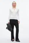 3.1 Phillip Lim Shadow Stripe Pullover Polo