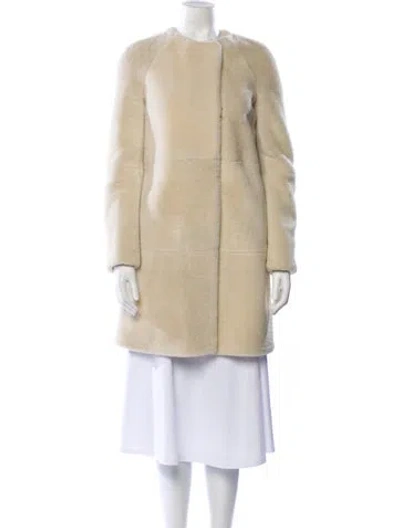Pre-owned 3.1 Phillip Lim Shearling Fur Coat In Brown