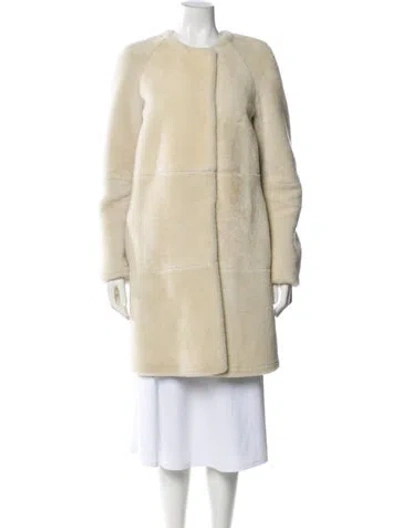Pre-owned 3.1 Phillip Lim Shearling Fur Coat In Brown