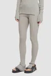 3.1 Phillip Lim Sheer Rib Flare Pants In Gray