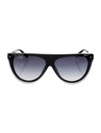 Pre-owned 3.1 Phillip Lim Shield Tinted Sunglasses In Black