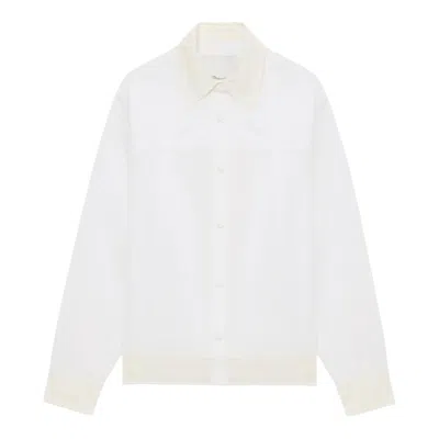 3.1 Phillip Lim Shirt With Flounce Hem In White