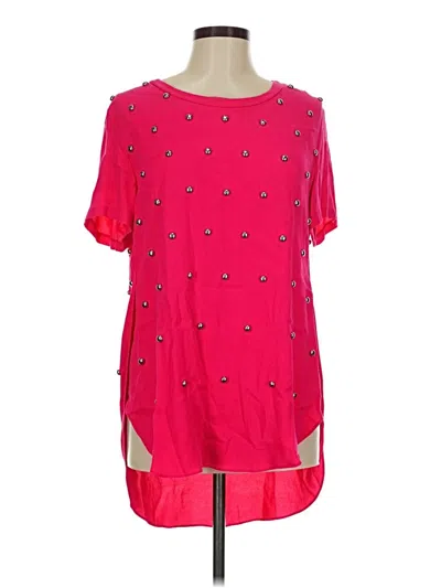 Pre-owned 3.1 Phillip Lim Short Sleeve Blouse In Pink