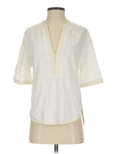 Pre-owned 3.1 Phillip Lim Short Sleeve Blouse In White