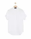 3.1 Phillip Lim Short Sleeve Dolman Buttondown In Black