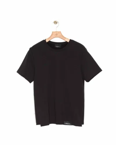 3.1 Phillip Lim Short Sleeve Perfect Tee In Black