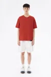 3.1 Phillip Lim Short Sleeve Perfect Tee In Optic White