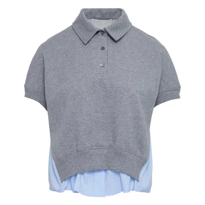 3.1 Phillip Lim Short Sleeve Polo Shirt Combo In Blue