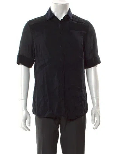 Pre-owned 3.1 Phillip Lim Short Sleeve Shirt In Black