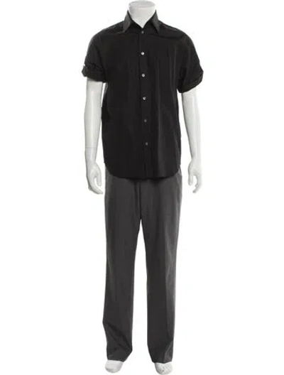 Pre-owned 3.1 Phillip Lim Short Sleeve Shirt In Black