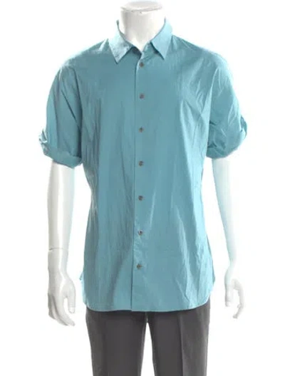 Pre-owned 3.1 Phillip Lim Short Sleeve Shirt In Blue