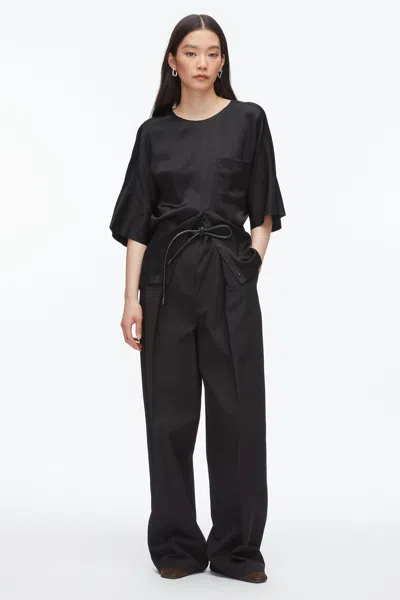 3.1 Phillip Lim Short Sleeve Top With Button Placket