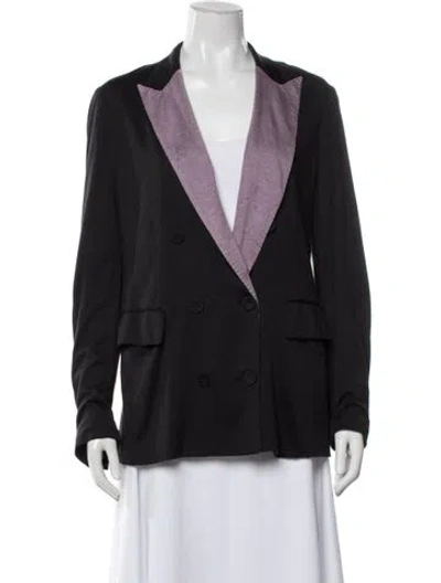 Pre-owned 3.1 Phillip Lim Silk Blazer In Black