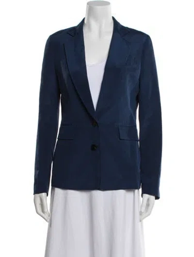 Pre-owned 3.1 Phillip Lim Silk Blazer In Blue