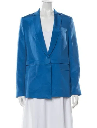 Pre-owned 3.1 Phillip Lim Silk Blazer In Blue