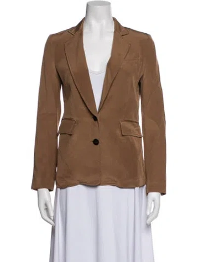 Pre-owned 3.1 Phillip Lim Silk Blazer In Brown