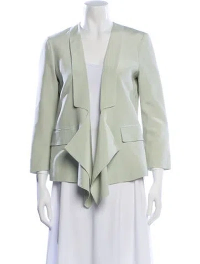 Pre-owned 3.1 Phillip Lim Silk Blazer In Green