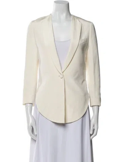 Pre-owned 3.1 Phillip Lim Silk Blazer In Neutral