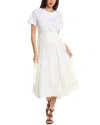 3.1 Phillip Lim Silk-blend T-shirt Dress In Multi