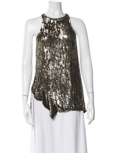 Pre-owned 3.1 Phillip Lim Silk Crew Neck Top
