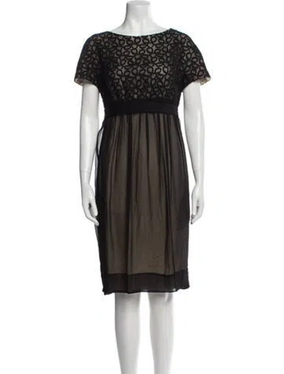 Pre-owned 3.1 Phillip Lim Silk Knee-length Dress In Black