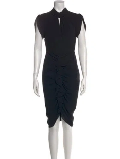 Pre-owned 3.1 Phillip Lim Silk Knee-length Dress In Black
