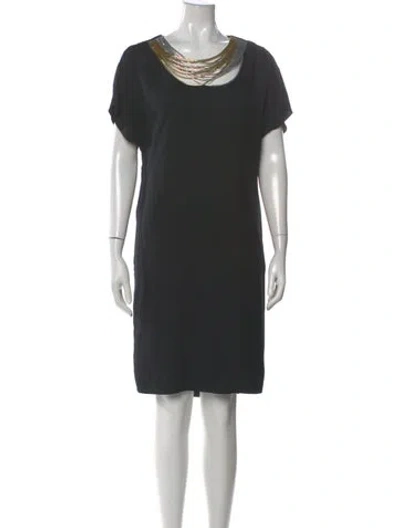 Pre-owned 3.1 Phillip Lim Silk Knee-length Dress In Black