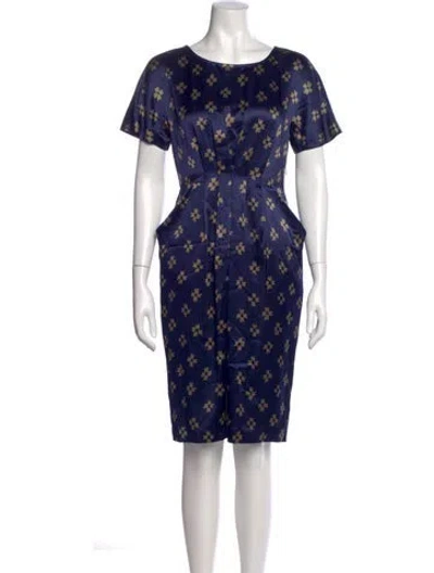 Pre-owned 3.1 Phillip Lim Silk Knee-length Dress In Blue